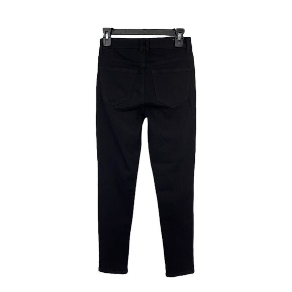 Caslon jeans high waist skinny black size 0 DEFECT - Picture 3 of 4